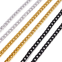 6M 3 Colors Oxidated Aluminium Twisted Chains&nbsp;CHA-YS0001-03
