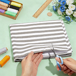 Cotton Fabric with Strip Pattern&nbsp;DIY-PH0037-96E