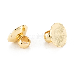 Eco-Friendly Brass Bead Cap Pendant Bails&nbsp;KK-K255-24G