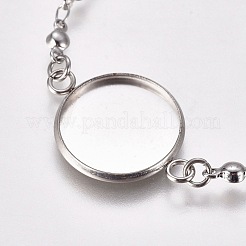 Tarnish Resistant 304 Stainless Steel Bracelet Making&nbsp;STAS-L248-001P