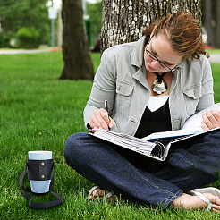 Reusable PU Leather Coffee Cup Holder&nbsp;AJEW-WH0368-02D