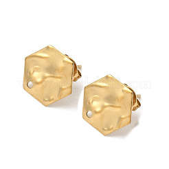 304 Stainless Steel Stud Earring Finding&nbsp;STAS-V015-31B-G