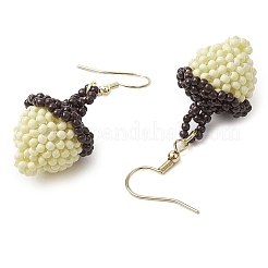 Glass Seed Beads Dangle Earrings&nbsp;EJEW-MZ00325