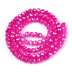 Baking Paint Glass Beads Strands&nbsp;DGLA-A034-J4mm-C01