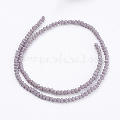 Opaque Solid Color Glass Bead Strands&nbsp;GLAA-F076-A06
