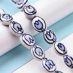 Handmade Porcelain Beads Strands&nbsp;PORC-M536-02