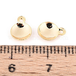 Brass Pendant Cabochon Settings&nbsp;KK-T077-16G-02