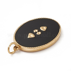 Ion Plating(IP) 304 Stainless Steel Enamel Pendants&nbsp;STAS-G295-08G