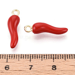 Alloy Enamel Pendants&nbsp;ENAM-N062-02G