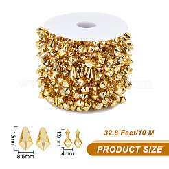 Acrylic Diamond Beaded Trim&nbsp;OCOR-WH0067-73A