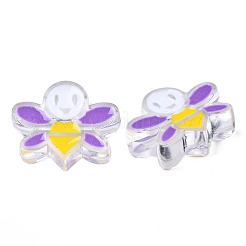 Transparent Acrylic Enamel Beads&nbsp;TACR-N012-007C