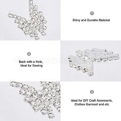 20Pcs 2 Styles Alloy Rhinestone Cabochons&nbsp;FIND-CA0006-51