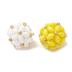 Glass Seed Beaded Pendants&nbsp;PALLOY-MZ01352