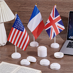 Plastic Mini Flag Holder&nbsp;DIY-WH0899-749A