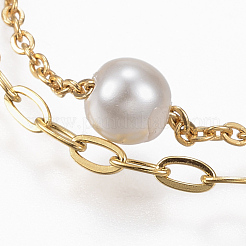 304 Stainless Steel Multi-Strand Anklets&nbsp;AJEW-K016-09A