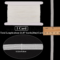 20M Transparent Nylon Knitted Fish Line Elastic Band&nbsp;OCOR-GF0003-59A-01