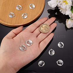 201 Stainless Steel Pendants&nbsp;STAS-CJC0007-04