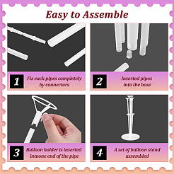 Plastic Balloon Clips Holders&nbsp;DIY-WR0005-65A