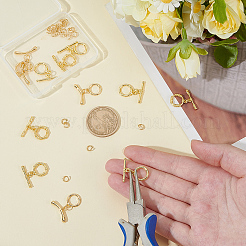 12Pcs 3 Styles Brass Toggle Clasps&nbsp;KK-ME0002-31