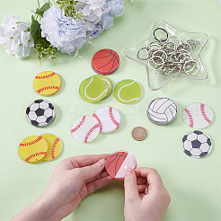 DIY Sports Ball Keychain Making Kits&nbsp;DIY-SP0007-37