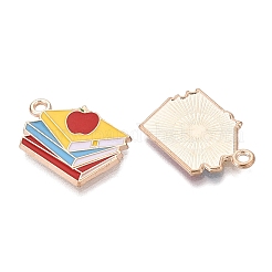 Back to School Alloy Enamel Pendants&nbsp;ENAM-Q004-01KCG-24