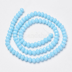 Opaque Solid Color Glass Beads Strands&nbsp;EGLA-A034-P2mm-D08