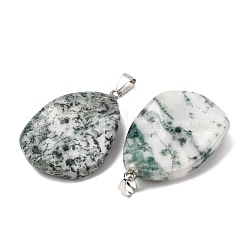 Natural Tree Agate Pendants&nbsp;GG-K002-05J
