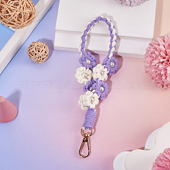 Hand-woven Flower Pendant Decorations&nbsp;KEYC-TAC0009-02KCG-03