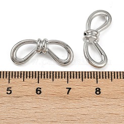 Alloy Bowknot Beads&nbsp;FIND-M079-02P