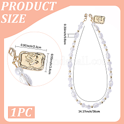 1Pc Glass Pearl & Glass Pendant Decorations&nbsp;HJEW-BM0001-52