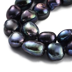 Dyed Natural Cultured Freshwater Pearl Beads Strands&nbsp;PEAR-P062-30D