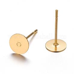 Stud Earring Settings&nbsp;KK-C2896-G-1