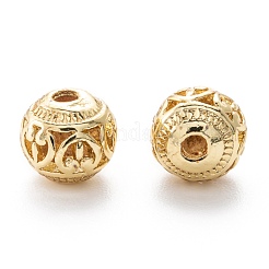 Alloy Hollow Beads&nbsp;PALLOY-P238-23G-RS