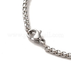Non-Tarnish 201 Stainless Steel Triple Moon Pendant Necklaces&nbsp;NJEW-P293-06P