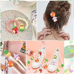 30Pcs Opaque Resin Imitation Food Cabochons&nbsp;CRES-CJ0001-59