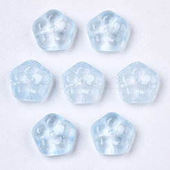 Transparent Baking Paint Glass Beads&nbsp;DGLA-R052-002-A01