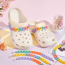 Acrylic Link Shoe Decoration Chain&nbsp;FIND-AB00041