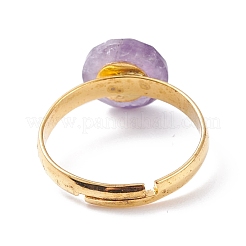 Natural Mixed Gemstone Adjustable Rings&nbsp;RJEW-JR00402