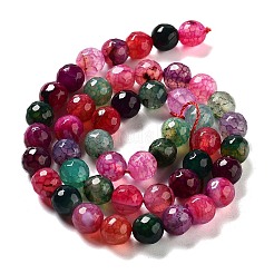 Natural Agate Round Beads Strand&nbsp;G-L085-8mm-01
