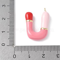 Brass Enamel Pendants&nbsp;KK-E093-03G-U-01