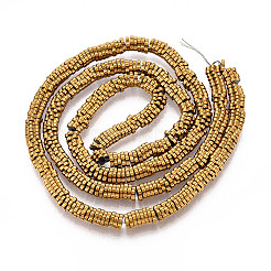 Electroplated Synthetic Non-magnetic Hematite Beads Strands&nbsp;X-G-T139-63C