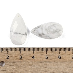Natural Howlite Pendants&nbsp;G-C140-05C