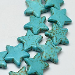 Dyed Synthetic Turquoise Bead Strands&nbsp;G-M144-M-D