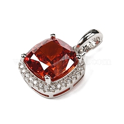 925 Sterling Silver Pave Cubic Zirconia Pendants&nbsp;STER-C015-01A-01