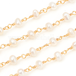 Brass Handmade Beaded Chain&nbsp;LS-CHC-I031-05A