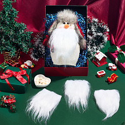 1 Set Polycotton Gnome Beard&nbsp;DOLL-SP0001-01