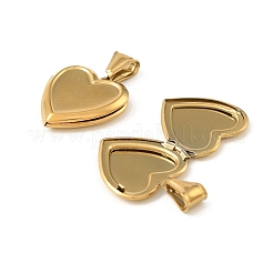 316 Stainless Steel Locket Pendants&nbsp;STAS-K321-26G