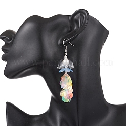316 Surgical Stainless Steel Jellyfish Dangle Earrings&nbsp;EJEW-TA00767