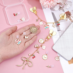 9Pcs PVC Mobile Dustproof Plugs and Iron Cell Phone Holder Stand Sets&nbsp;HJEW-NB00341