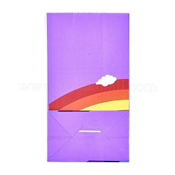 Rainbow Pattern Eco-Friendly Kraft Paper Bags&nbsp;AJEW-M207-D01-07